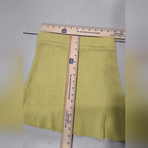 EUC Mable Ribbed Knit Cropped Top and Mini Skirt 2 Piece Set Asst Sizes - Picture 8 of 9